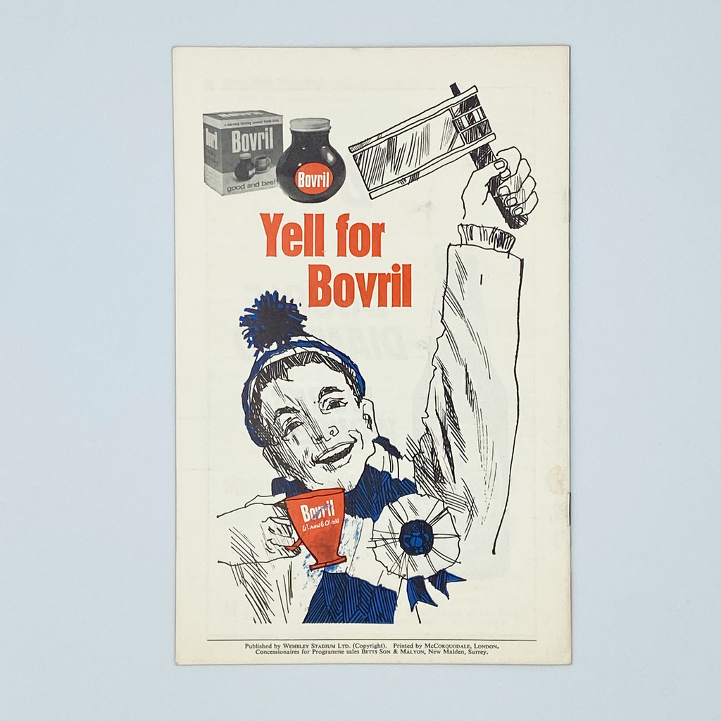 England vs Spain Programme & Ticket (24 May 1967)