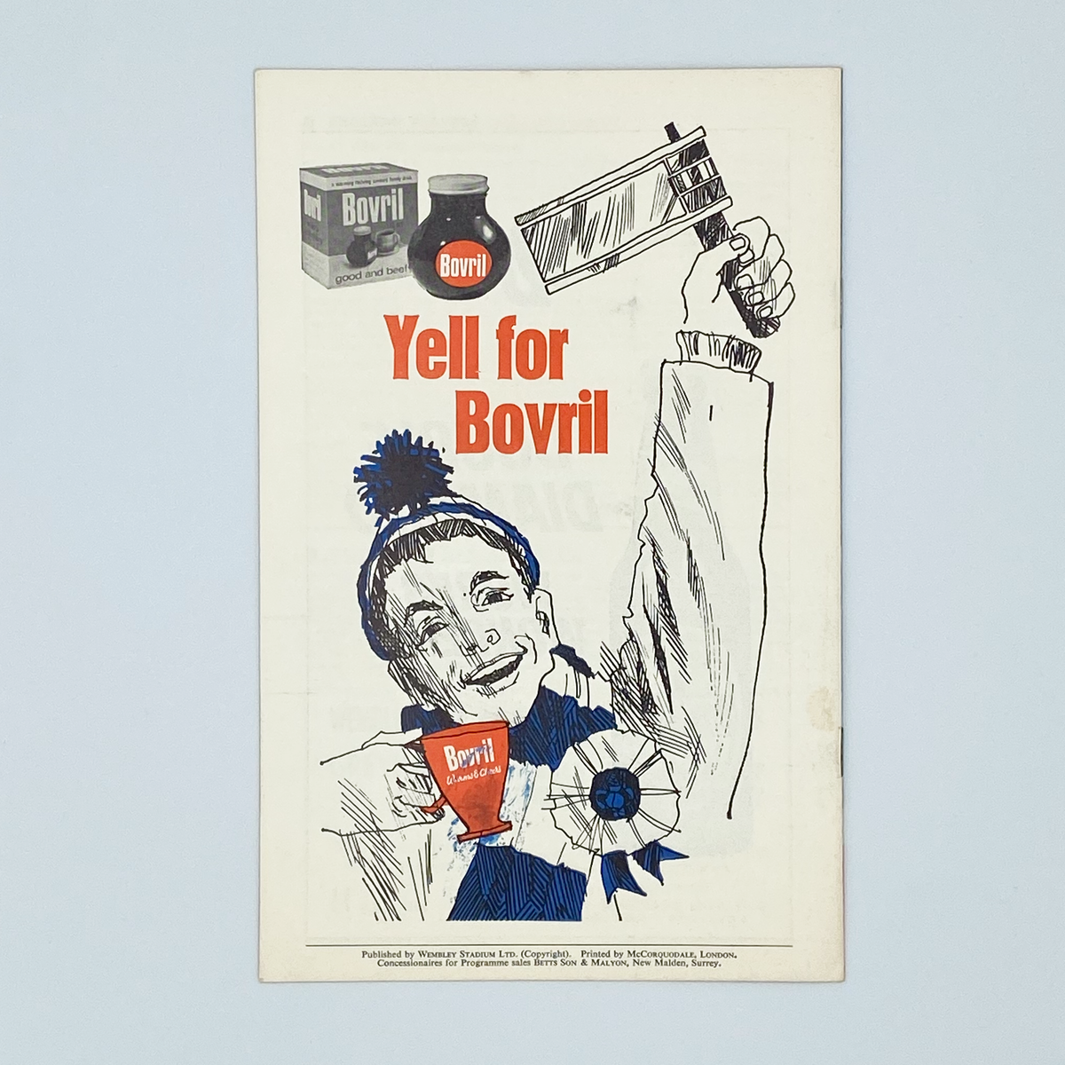 England vs Spain Programme & Ticket (24 May 1967)