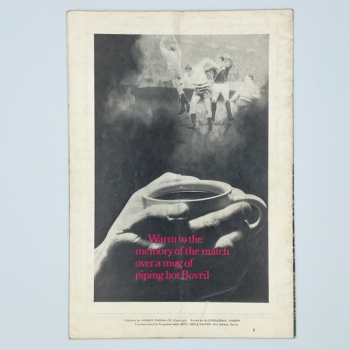 England vs Portugal Programme & Ticket (10 December 1969)