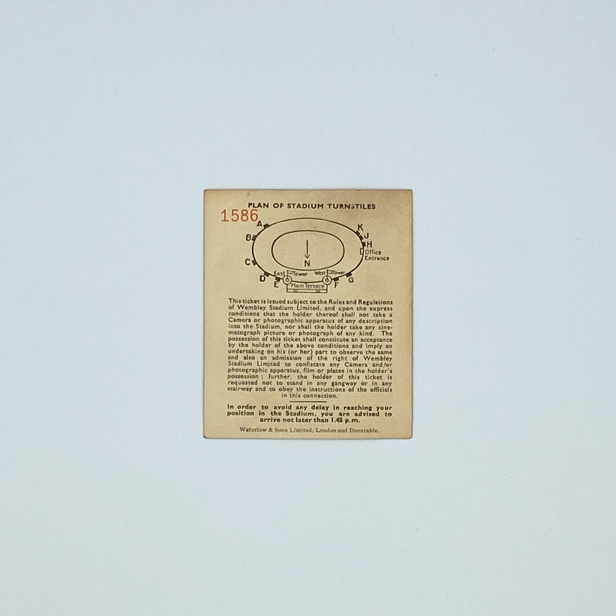 England vs Hungary Programme & Ticket (25 November 1953)