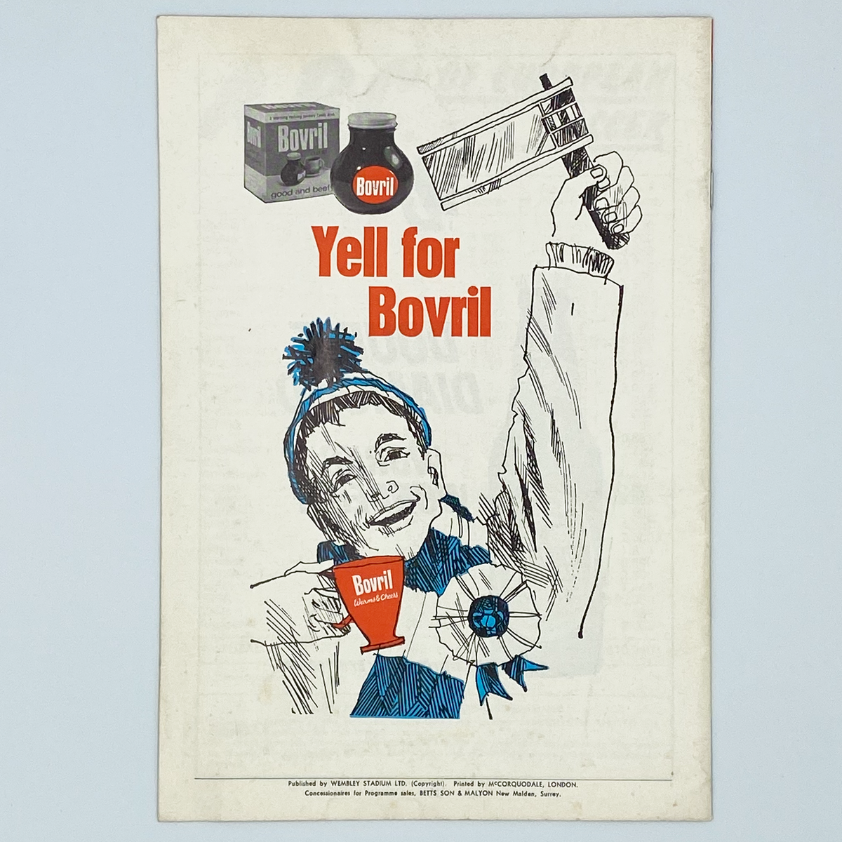 England vs Bulgaria Programme & Ticket (11 December 1968)
