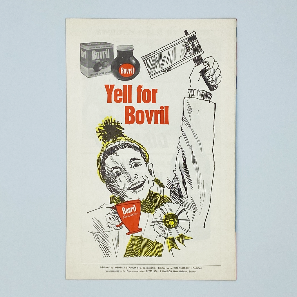 England vs Sweden Programme (22 May 1968)