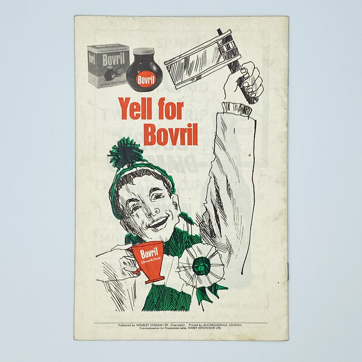 England vs Spain Programme (3 April 1968)
