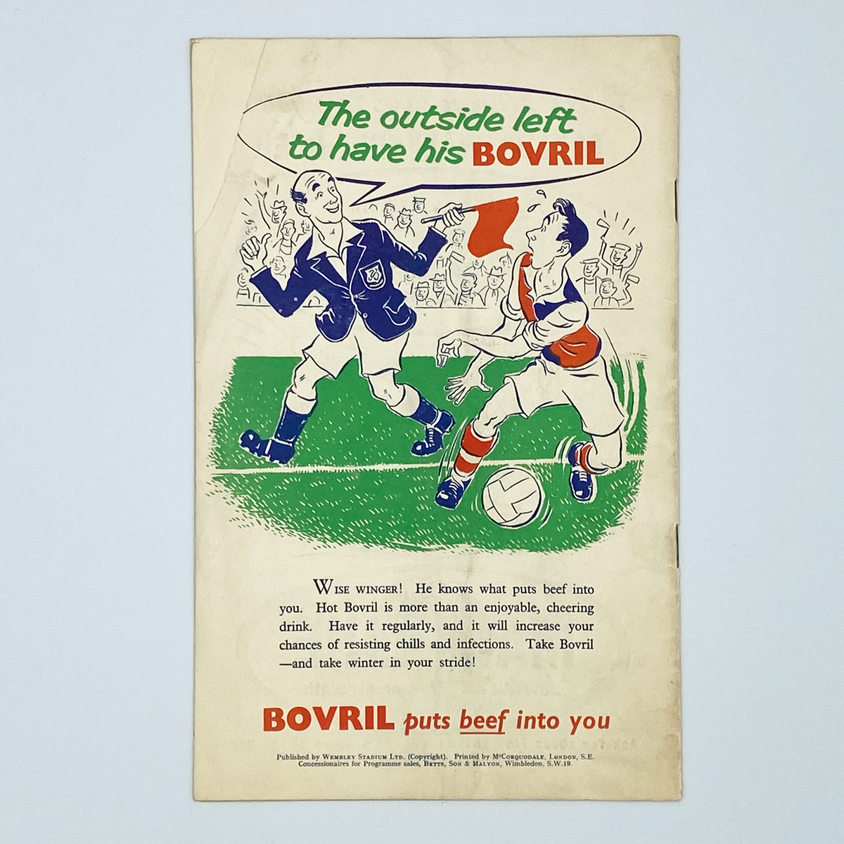 England vs Spain Programme & Ticket (30 November 1955)