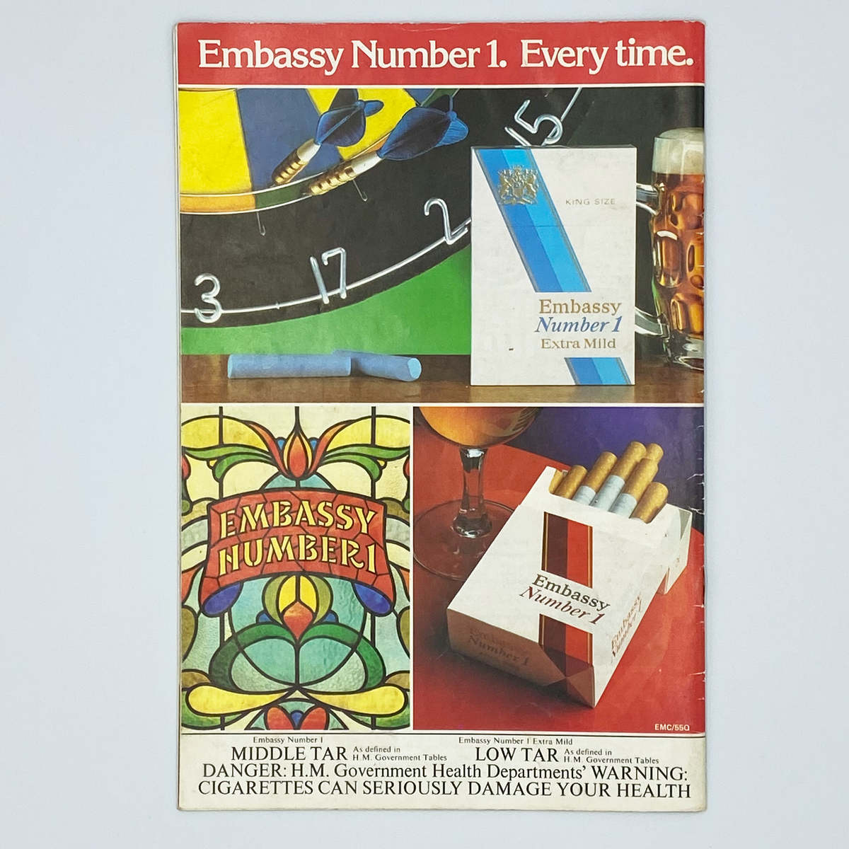 England vs Brazil Programme & Ticket (12 May 1981)