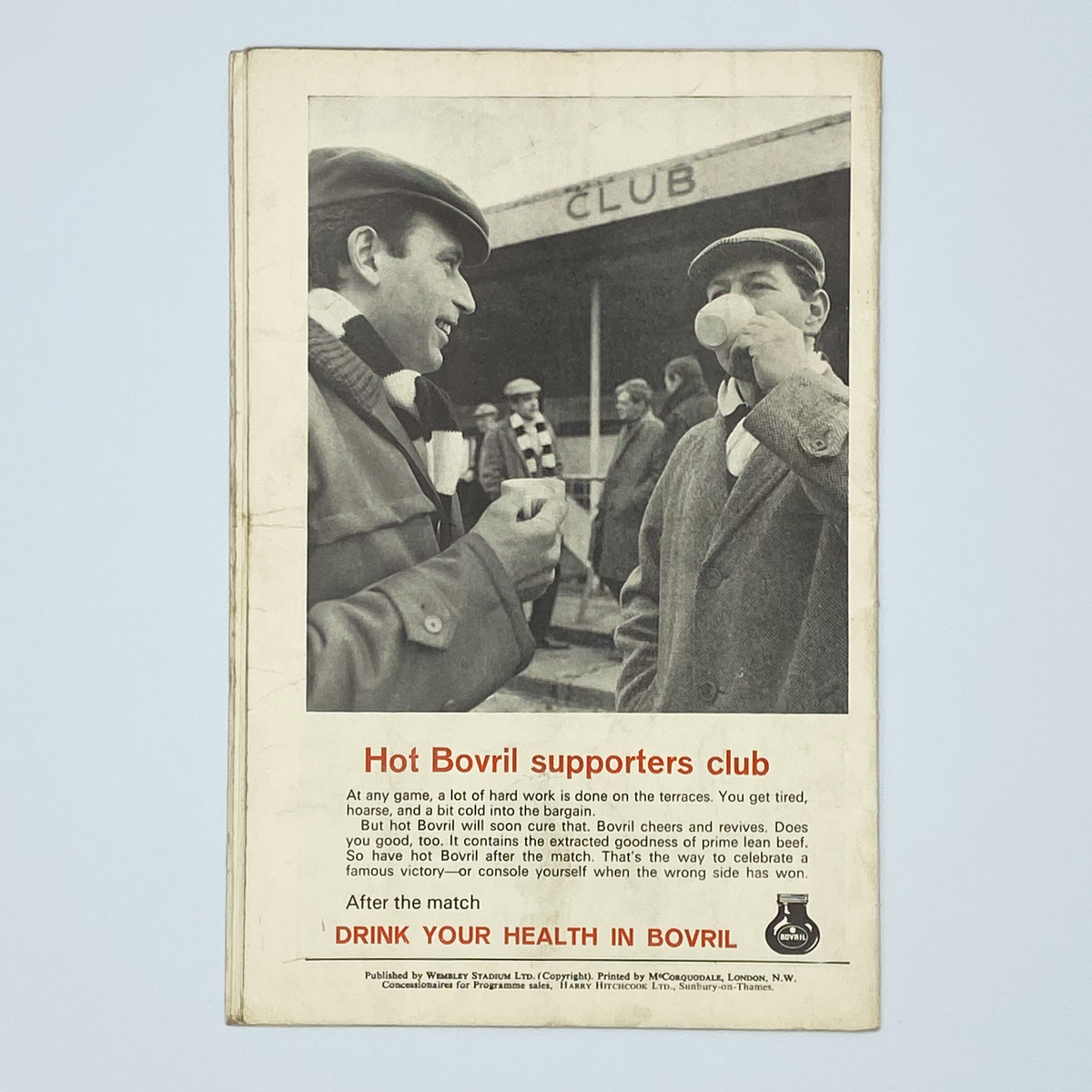England vs Scotland Programme & Ticket (10 April 1965)