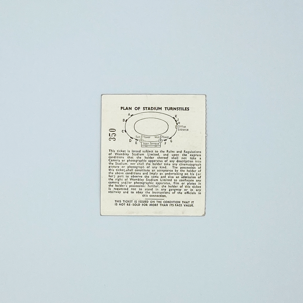 England vs Scotland Programme & Ticket (10 April 1965)