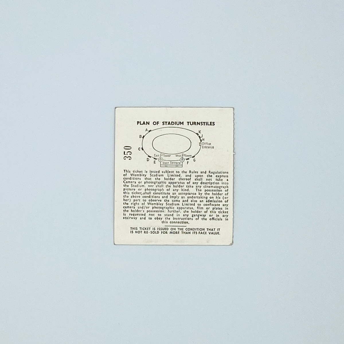England vs Scotland Programme & Ticket (10 April 1965)