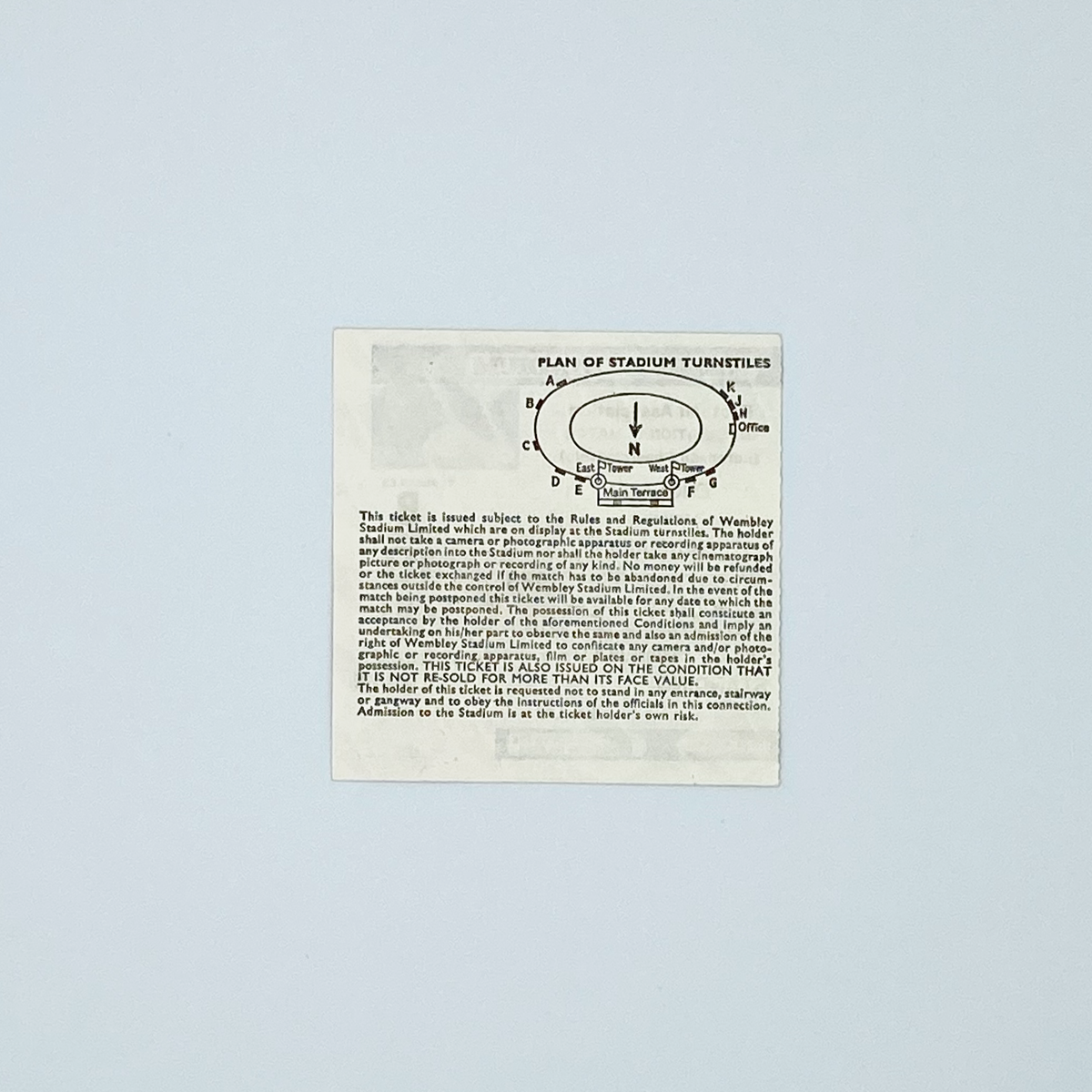 England vs Denmark Programme & Ticket (21 September 1983)