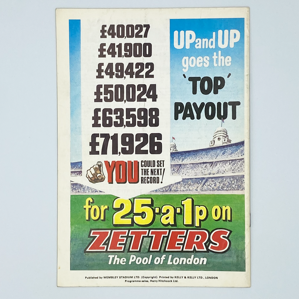 England vs Hungary Programme & Ticket (24 May 1978)