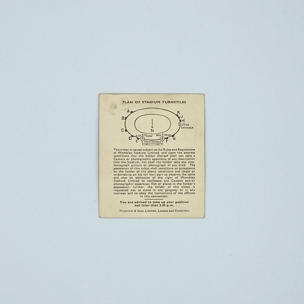 England vs Scotland Programme & Ticket (18 April 1953)