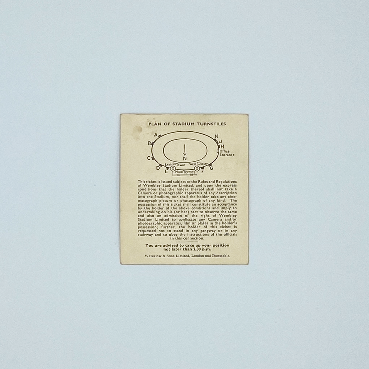 England vs Scotland Programme & Ticket (18 April 1953)