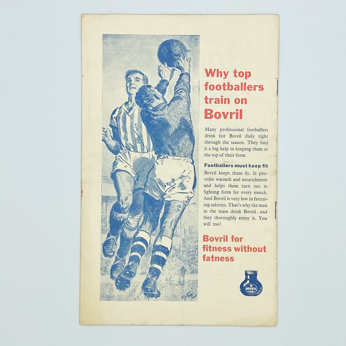 England vs Wales Programme (21 November 1962)