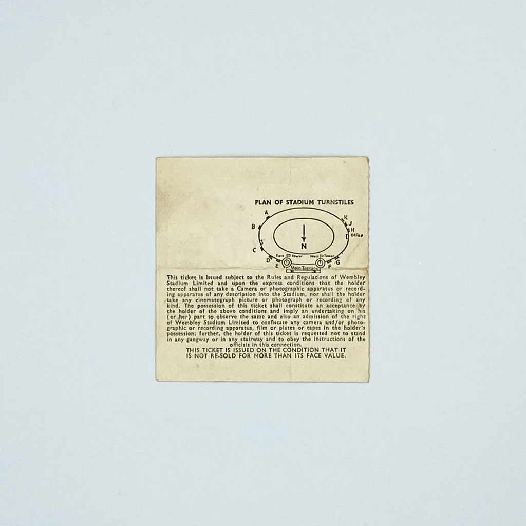 England vs Switzerland Programme & Ticket (10 November 1971)