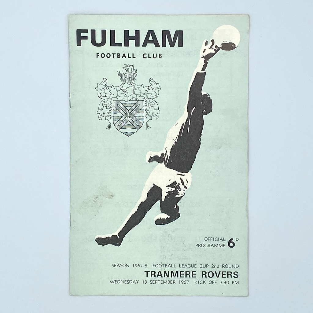 Fulham vs Tranmere Rovers Programme (13 September 1967)