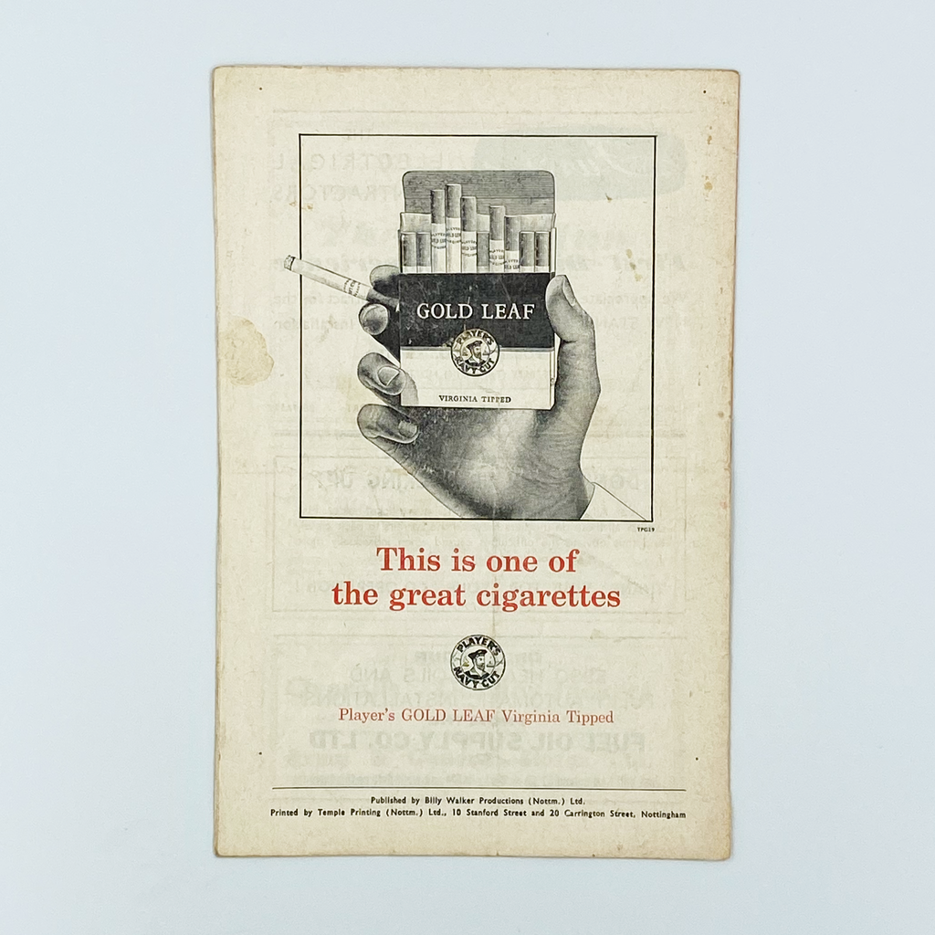 Leeds United vs Manchester United FA Cup Semi-Final Programme (31 March 1965)