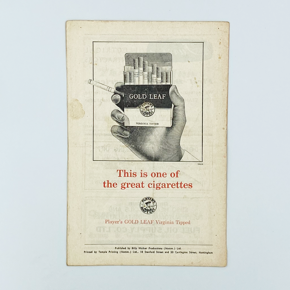 Leeds United vs Manchester United FA Cup Semi-Final Programme (31 March 1965)