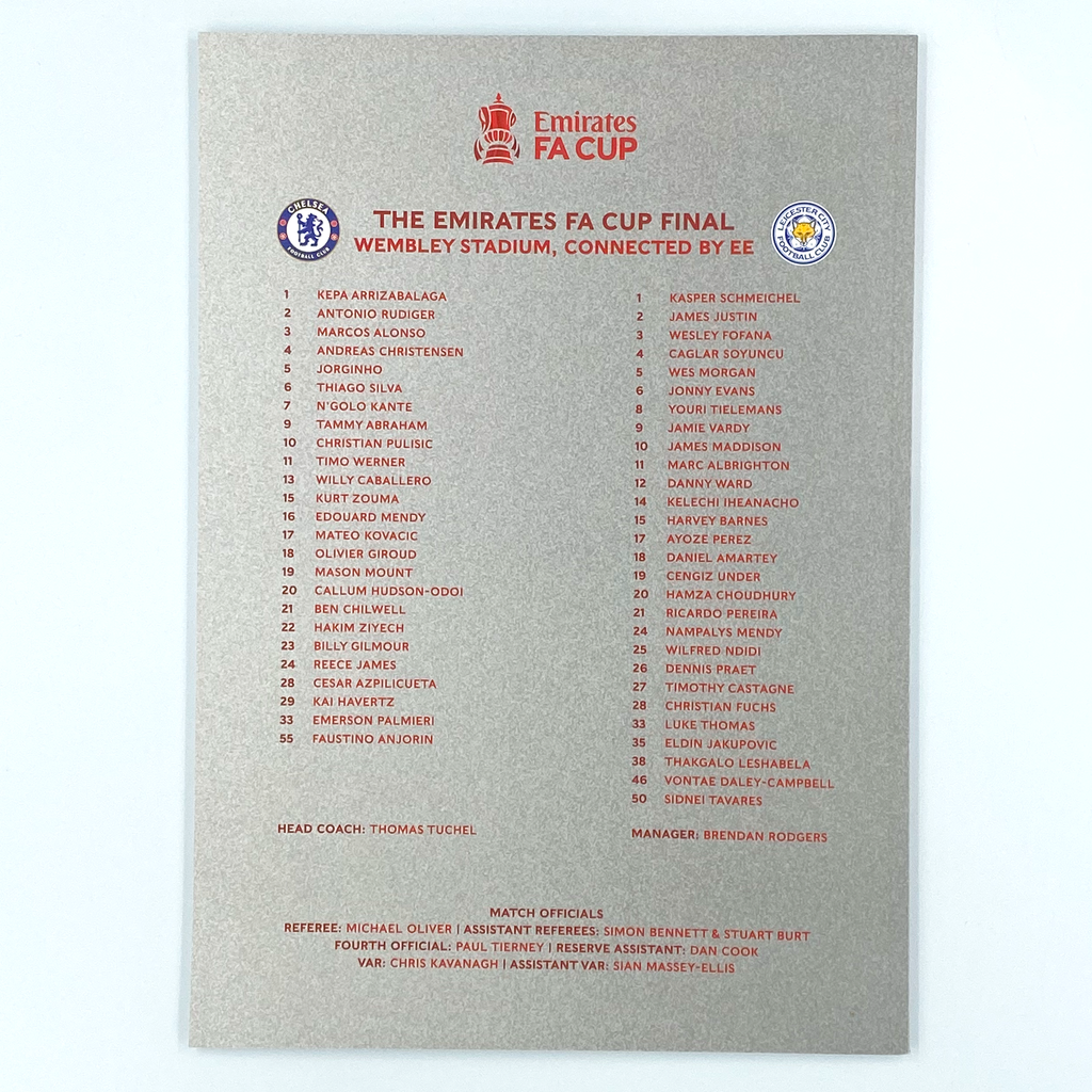 2021 FA Cup Final Programme
