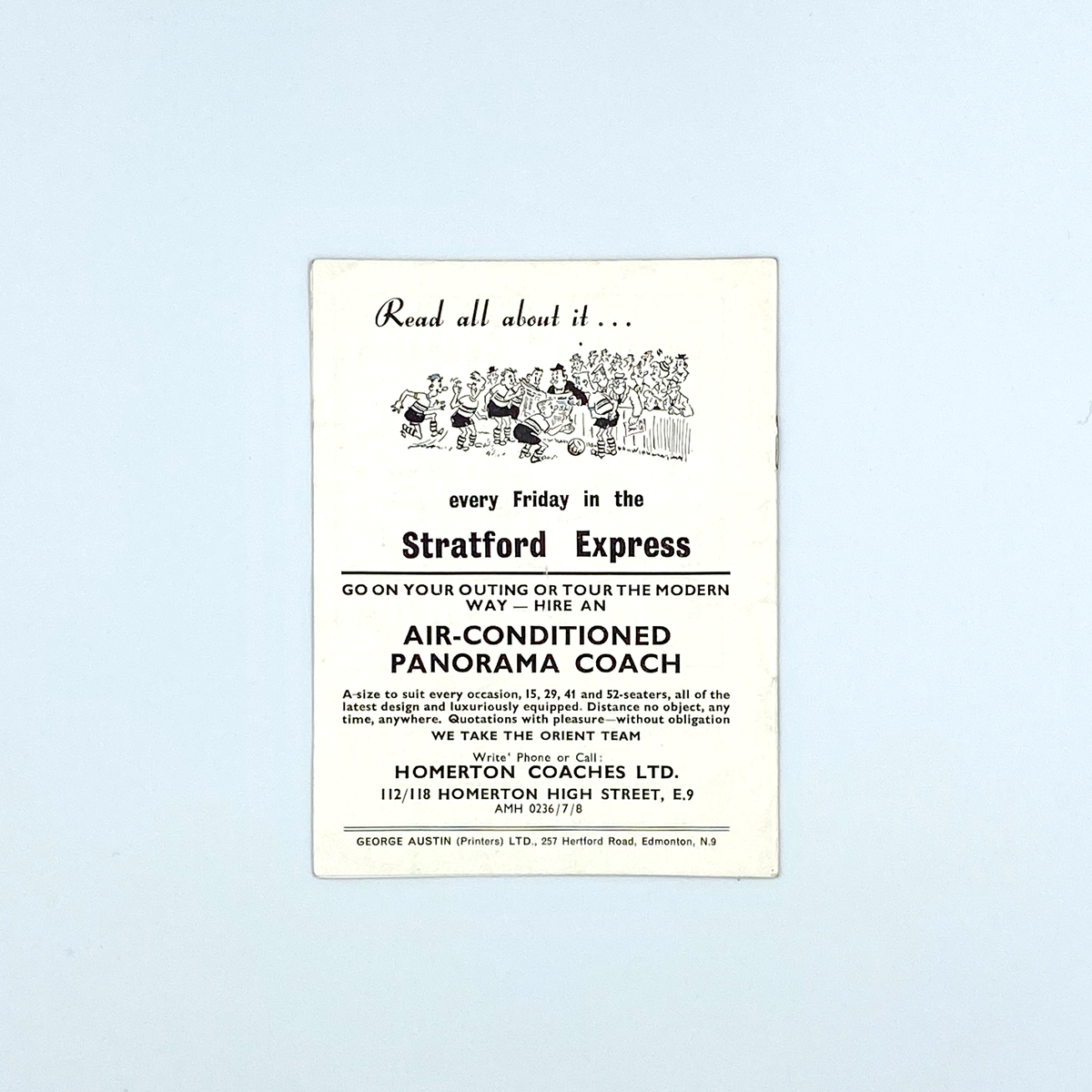 Leyton Orient vs Fulham Programme (3 September 1968)