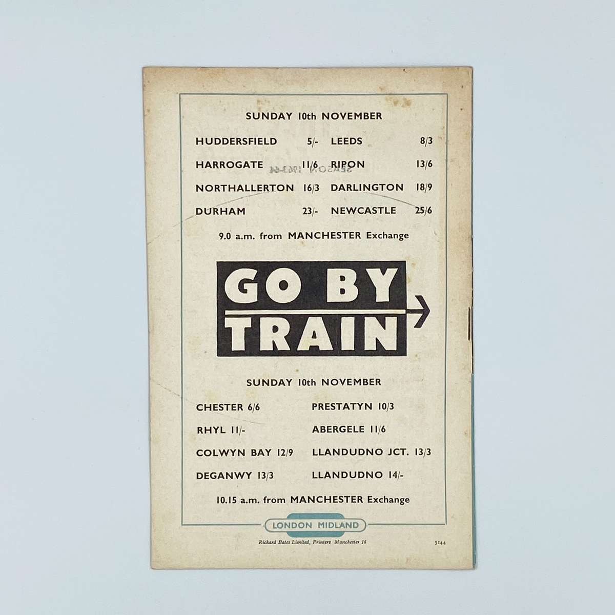 Manchester City vs Swansea Town Programme (2 November 1963)