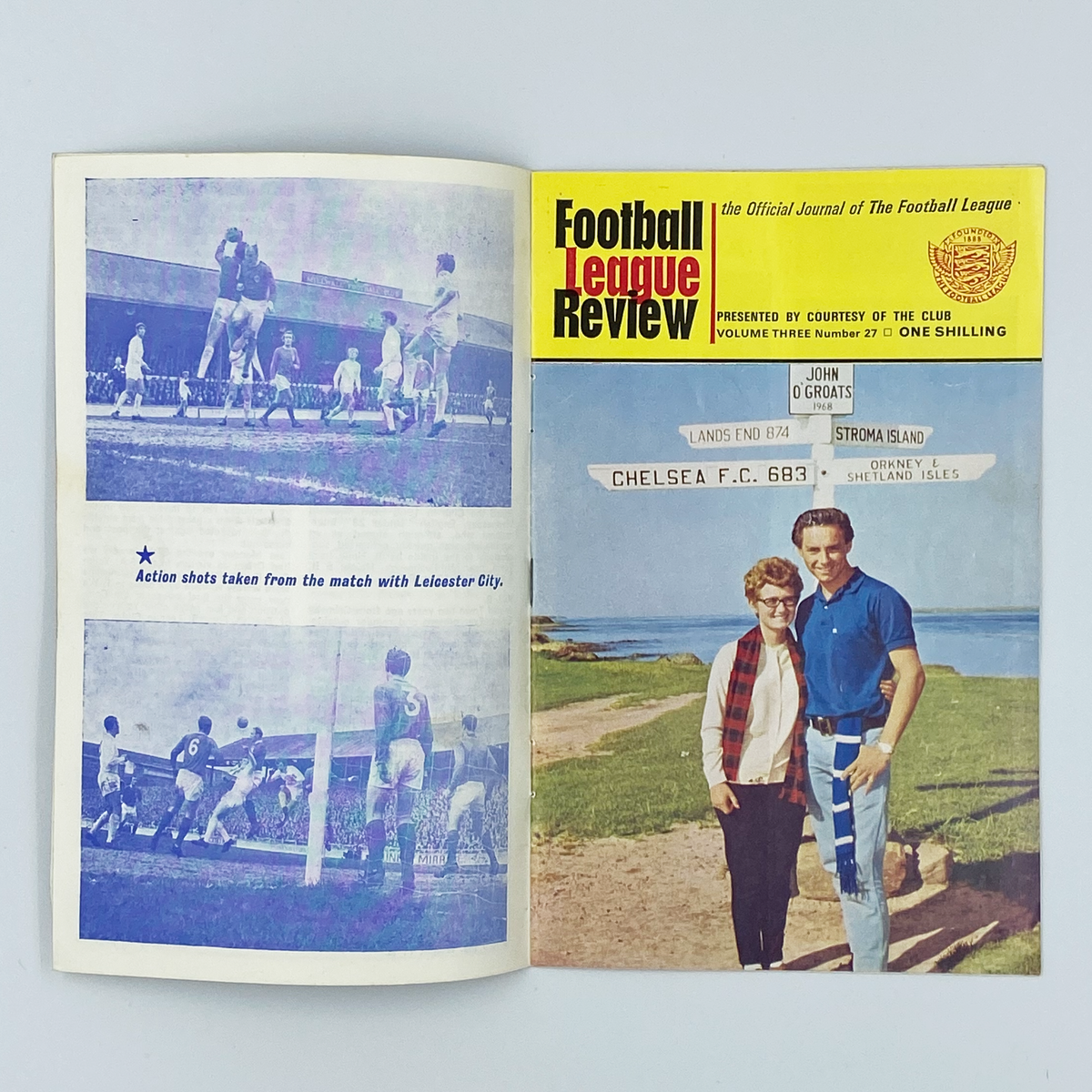 Millwall vs Huddersfield Town Programme (1 February 1969)