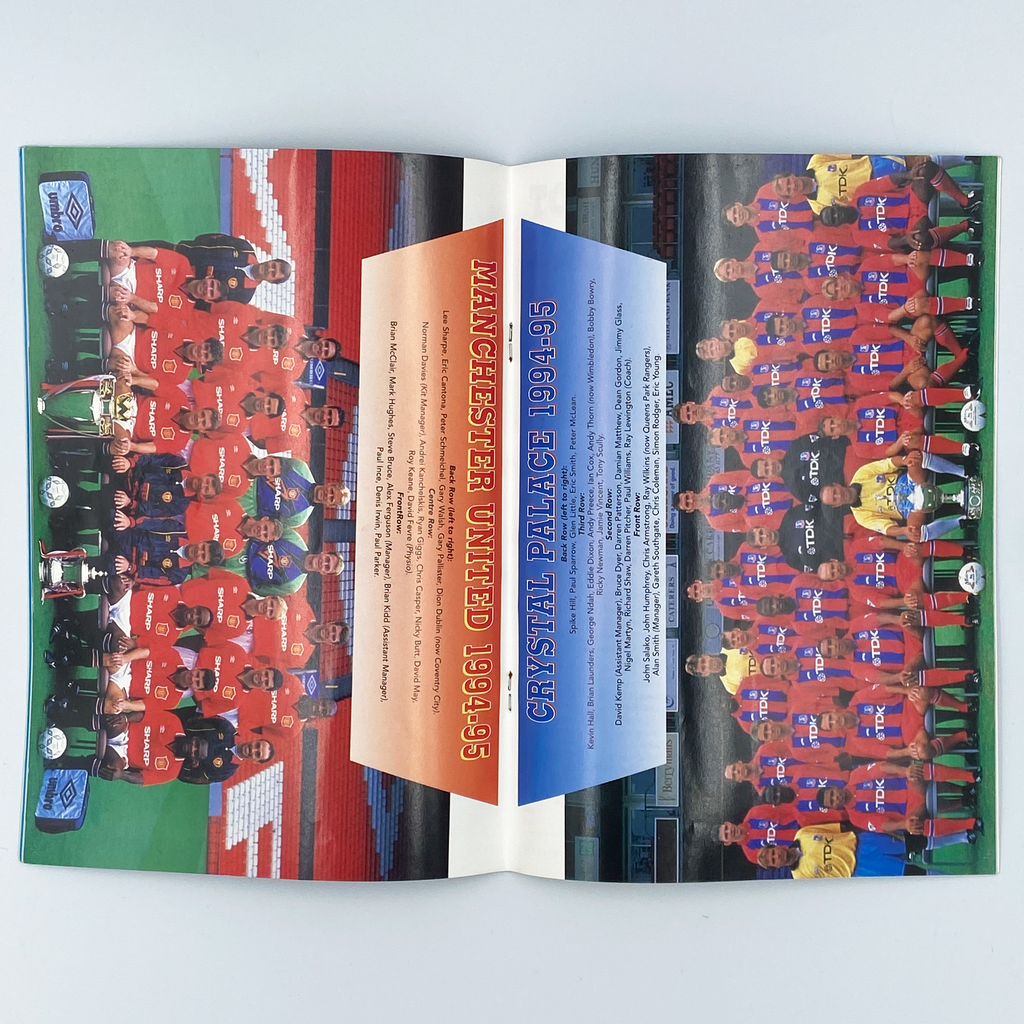 Manchester United vs Crystal Palace FA Cup Semi-Final Programme (9 April 1995)