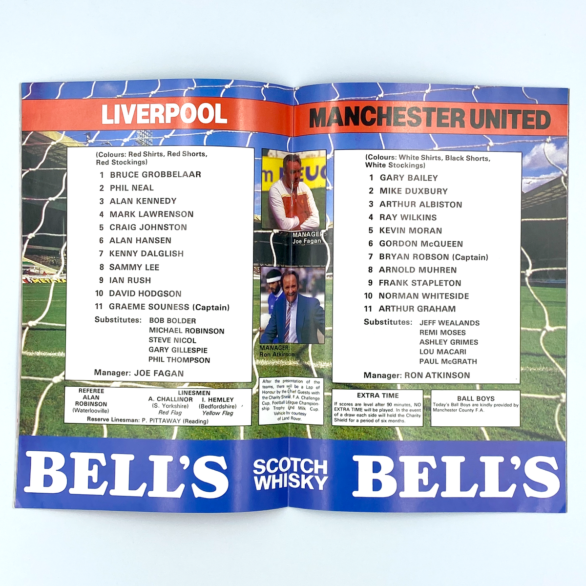 1983 Charity Shield Programme (20 August 1983)