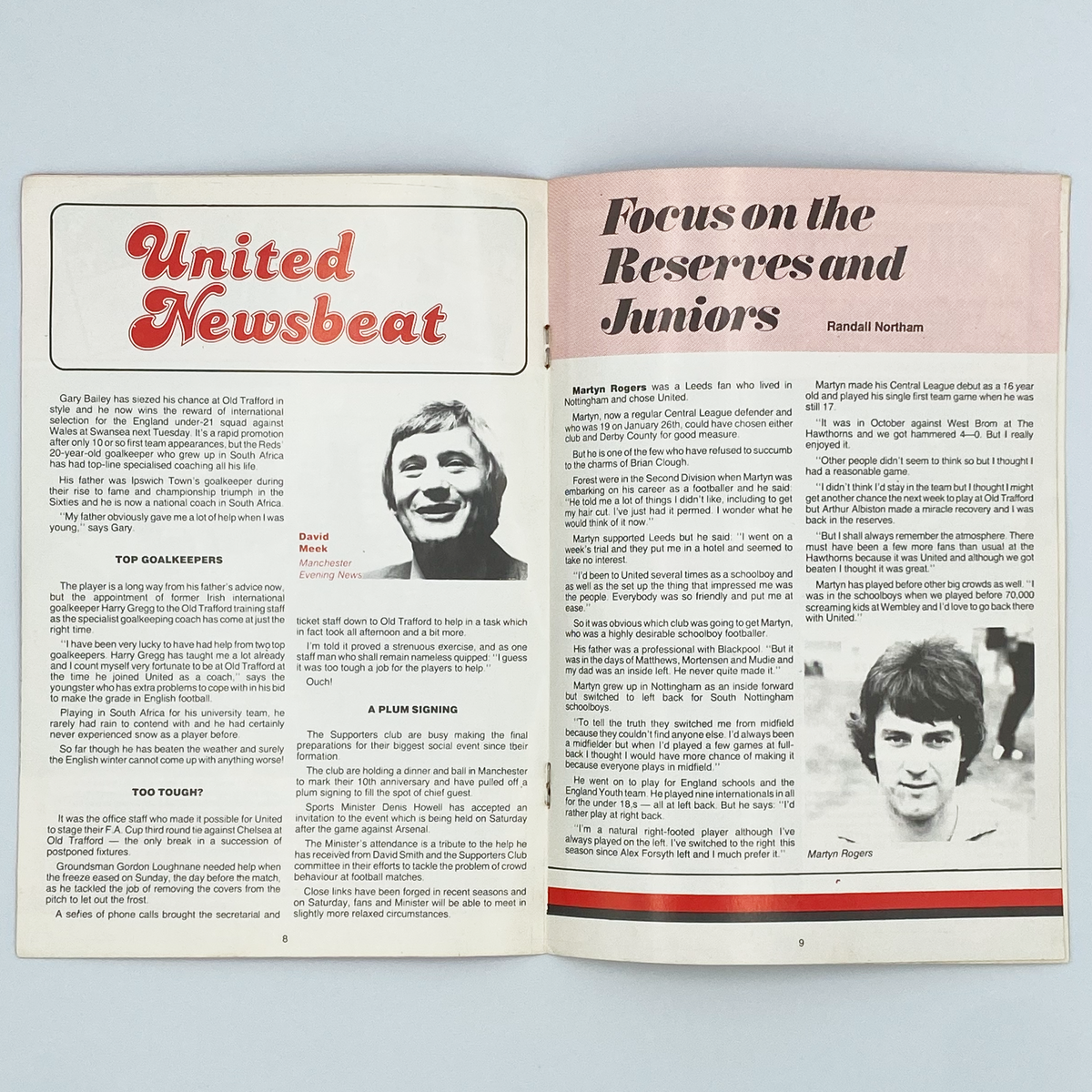 Manchester United vs Fulham Programme (12 February 1979)
