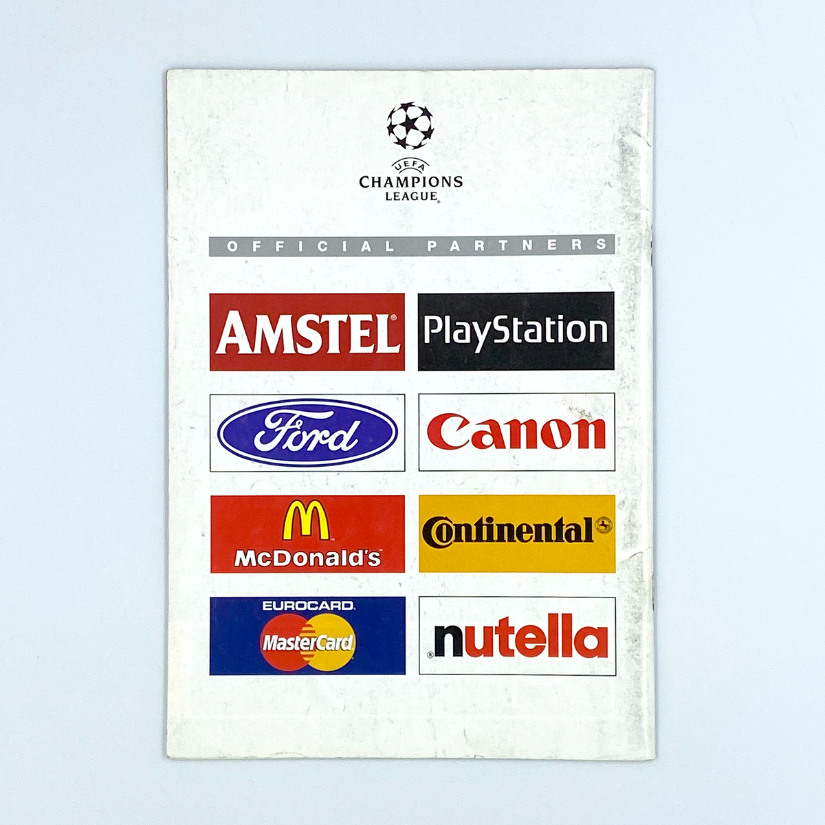 Newcastle United vs PSV Eindhoven Programme (5 November 1997)