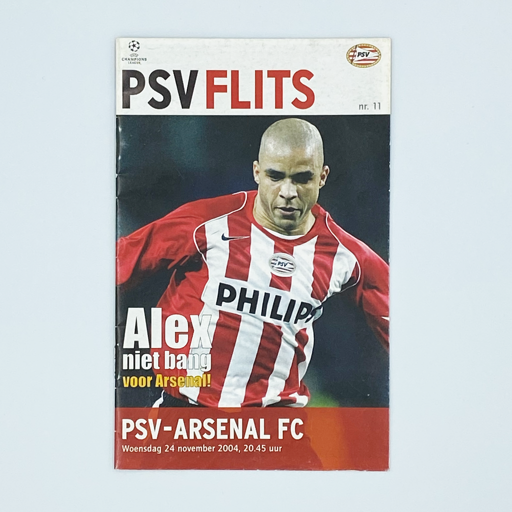 PSV Eindhoven vs Arsenal Programme (24 November 2004)