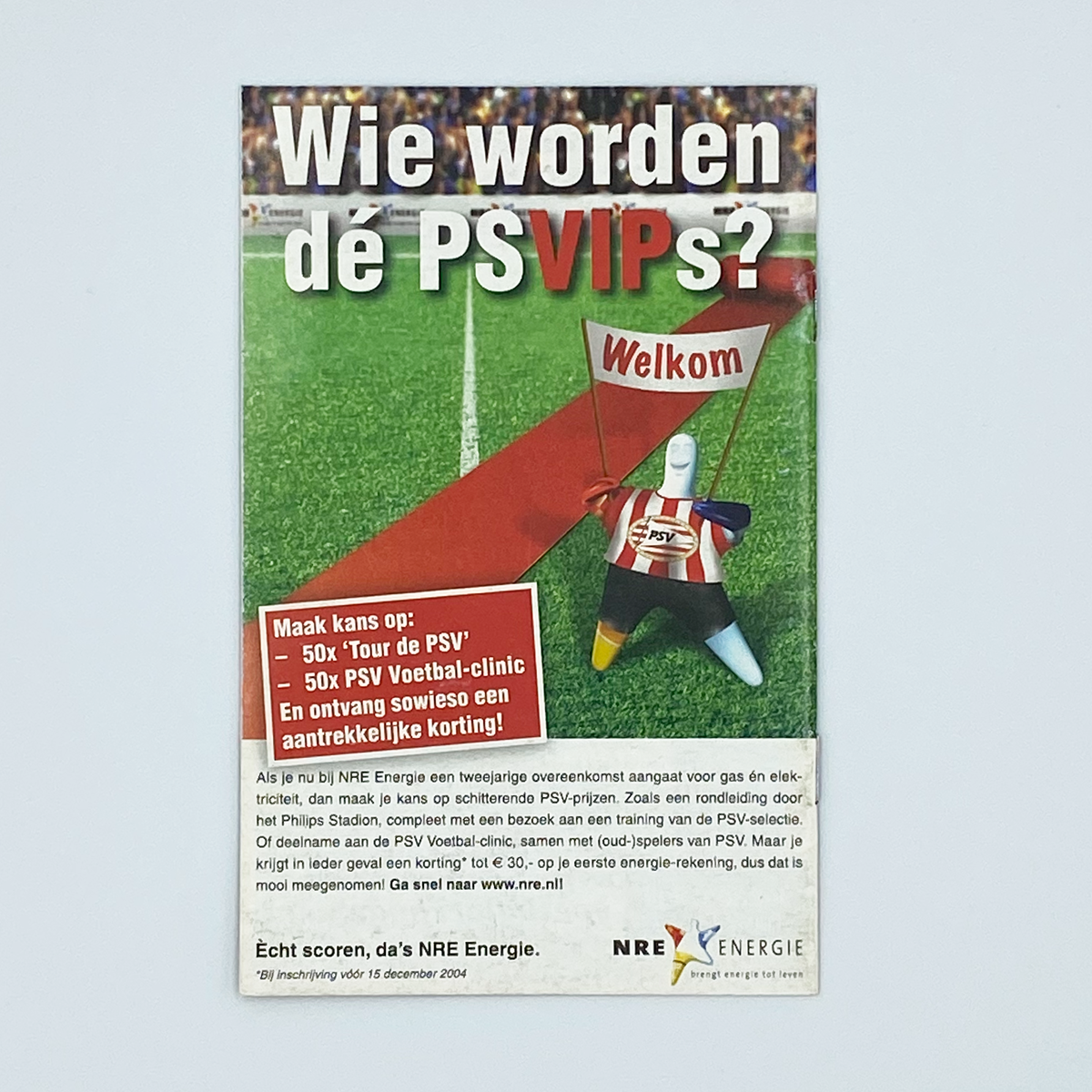 PSV Eindhoven vs Arsenal Programme (24 November 2004)