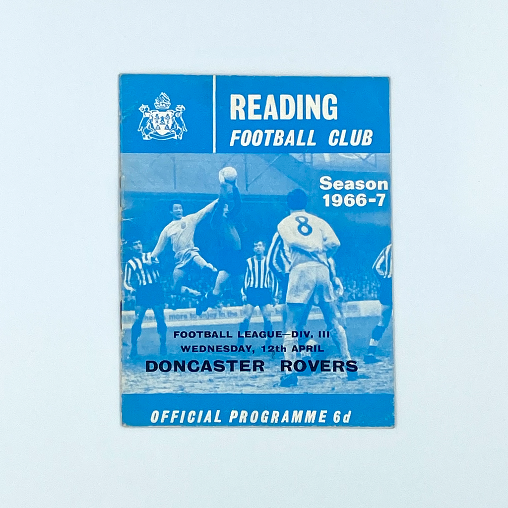 Reading vs Doncaster Rovers Programme (12 April 1967)