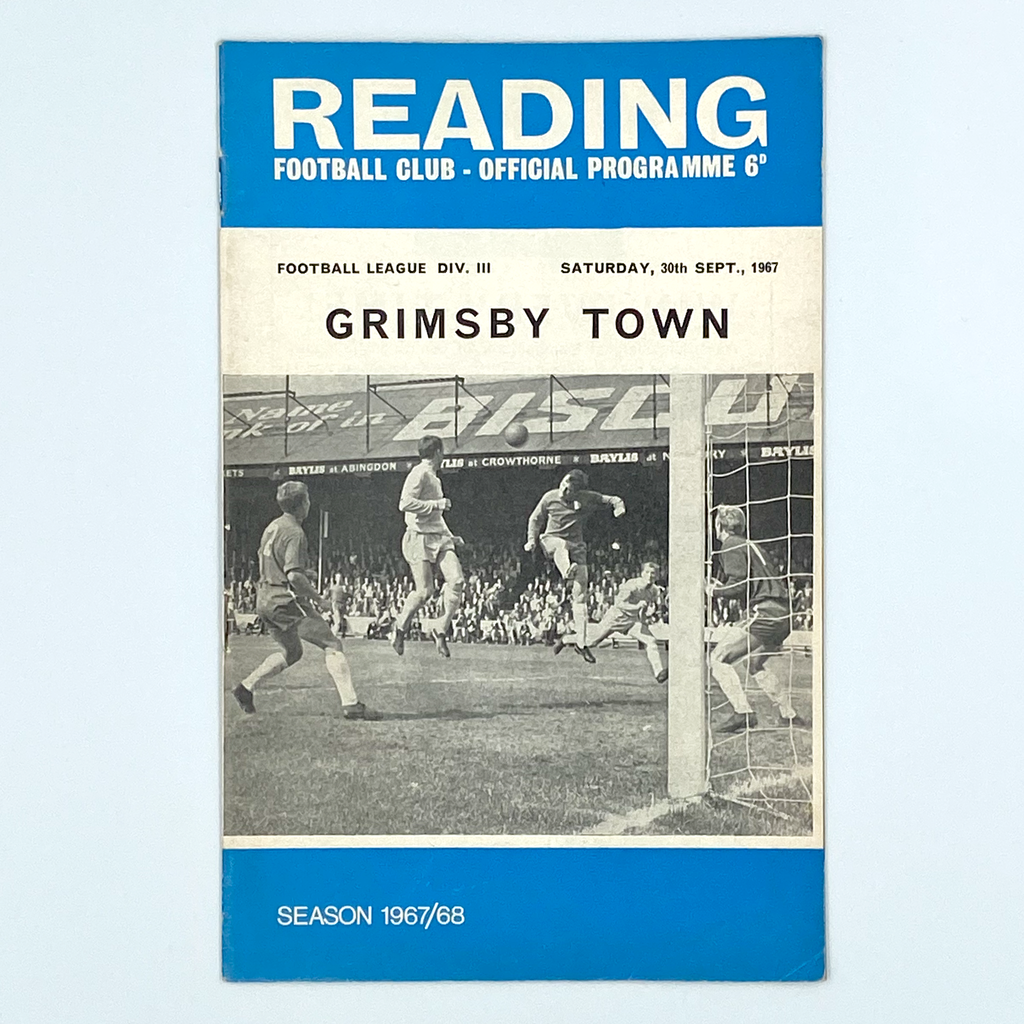 Reading vs Grimsby Town Programme (30 September 1967)