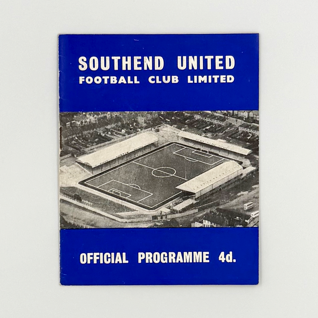 Southend United vs Portsmouth Programme (28 August 1961)