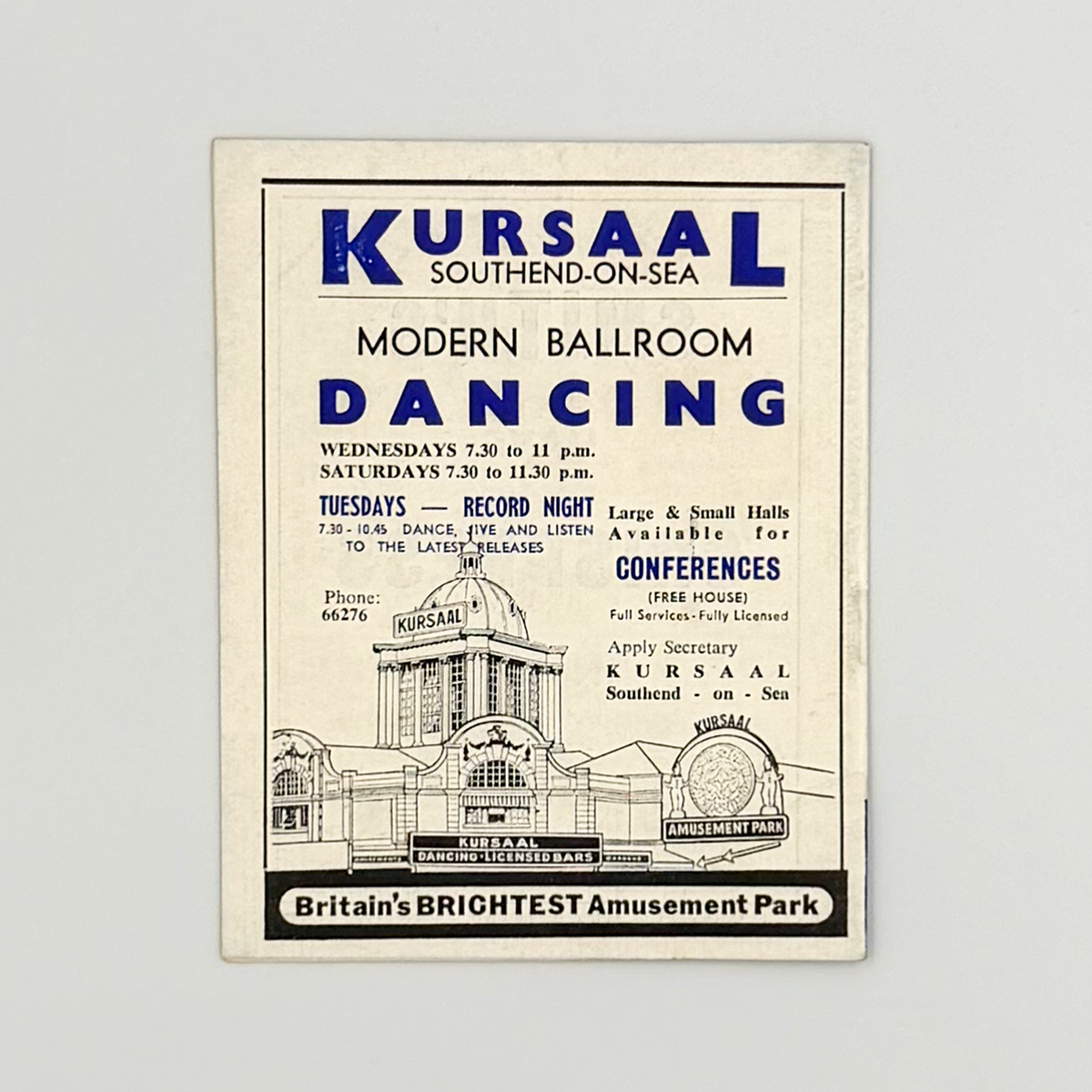 Southend United vs Birmingham City Programme (25 January 1964)