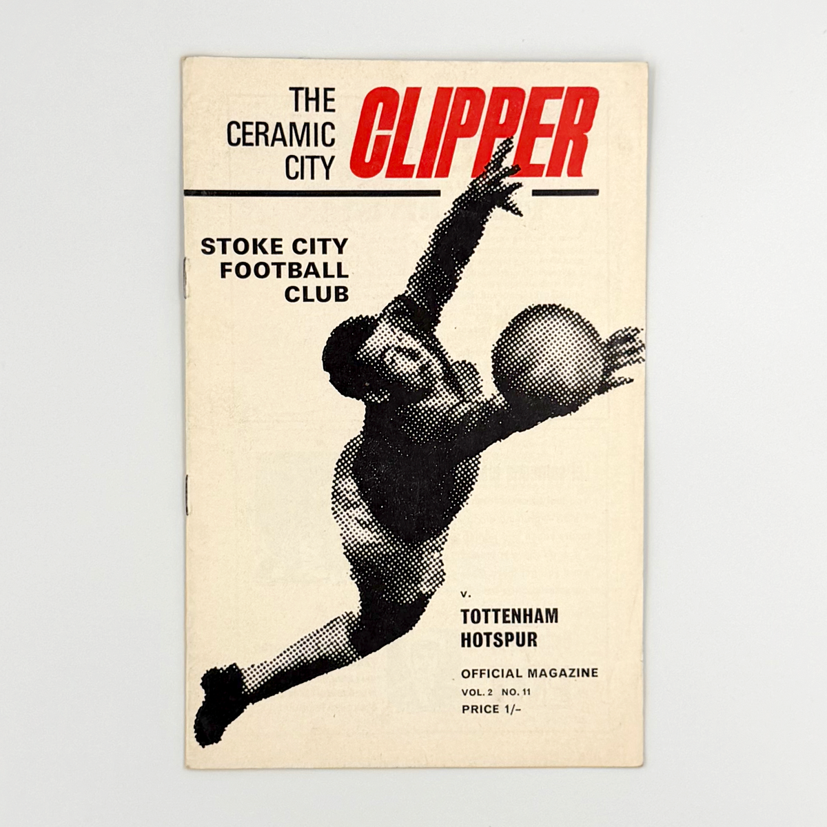 Stoke City vs Tottenham Hotspur Programme (25 October 1969)