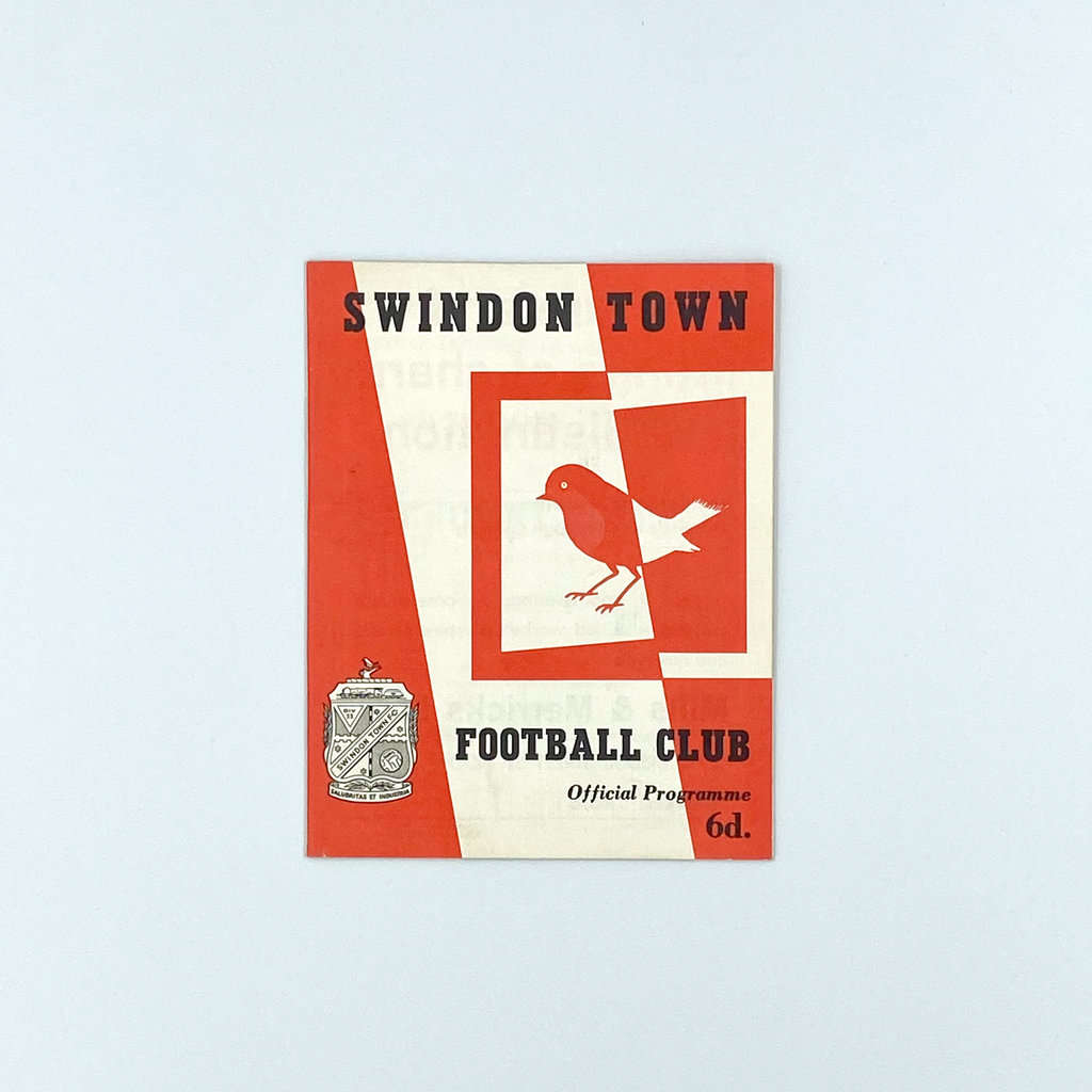 Swindon Town vs Grimsby Town Programme (3 September 1963)