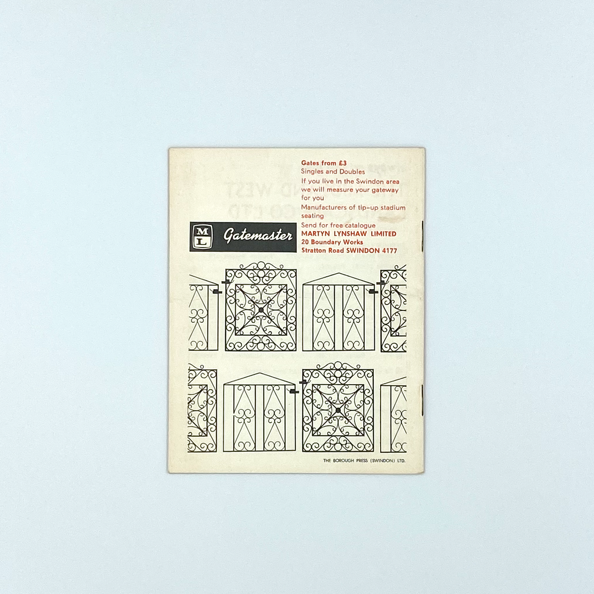 Swindon Town vs Grimsby Town Programme (3 September 1963)