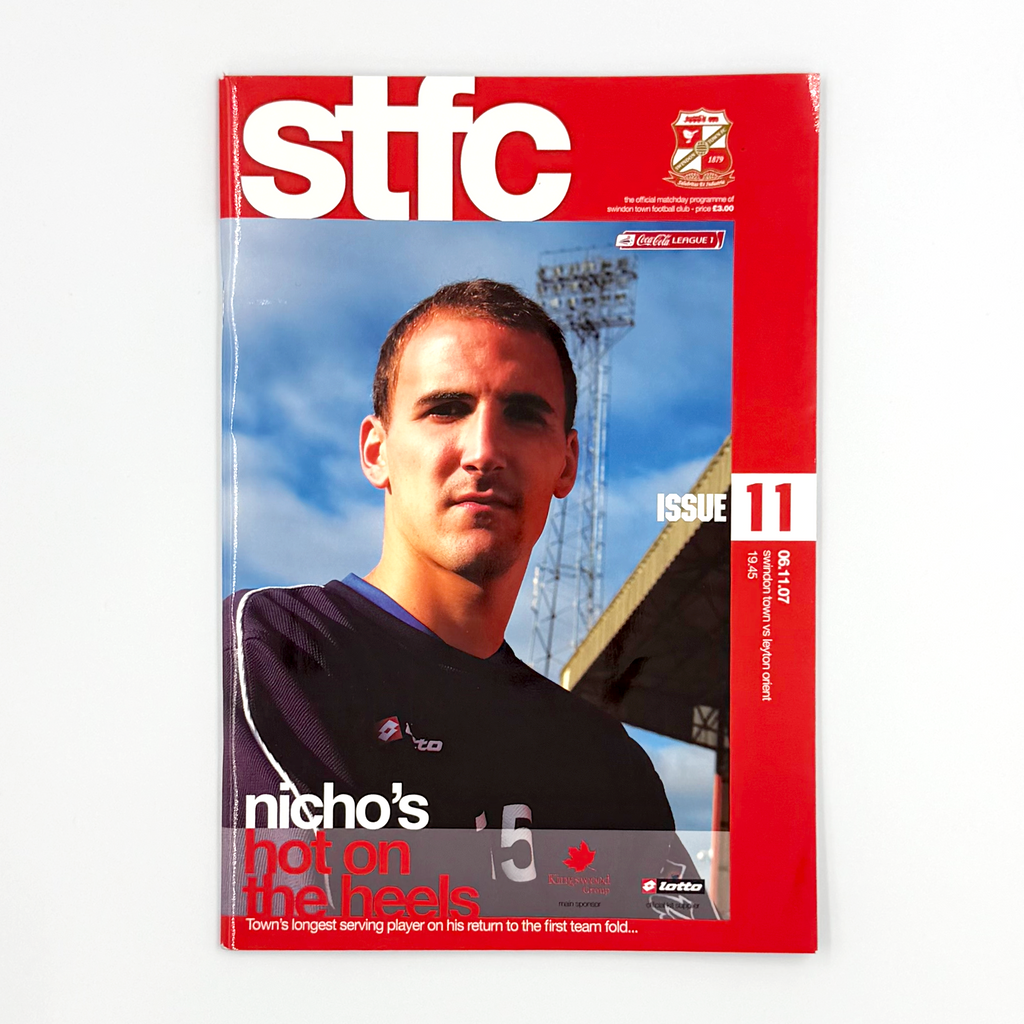 Swindon Town vs Leyton Orient Programme (6 November 2007)