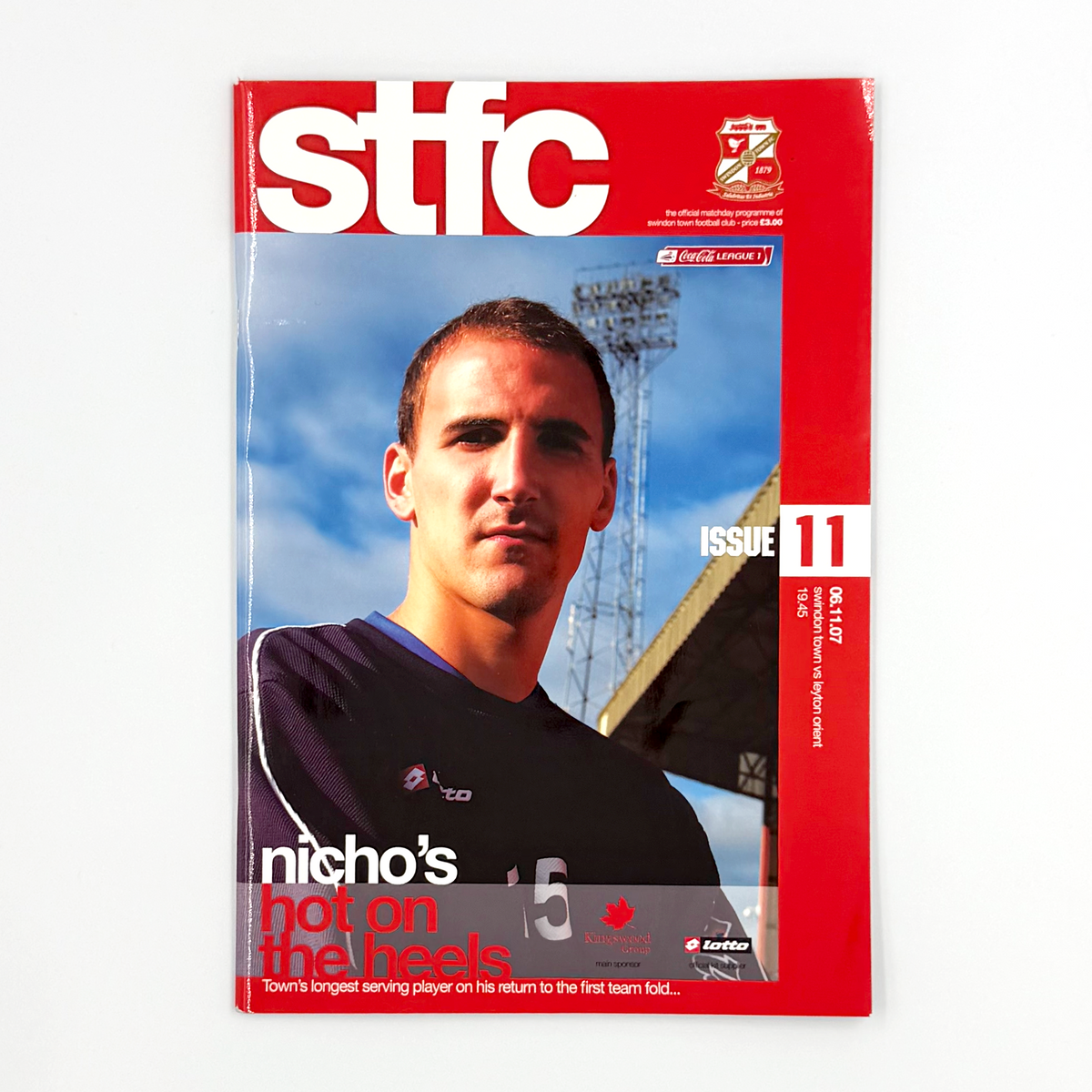 Swindon Town vs Leyton Orient Programme (6 November 2007)