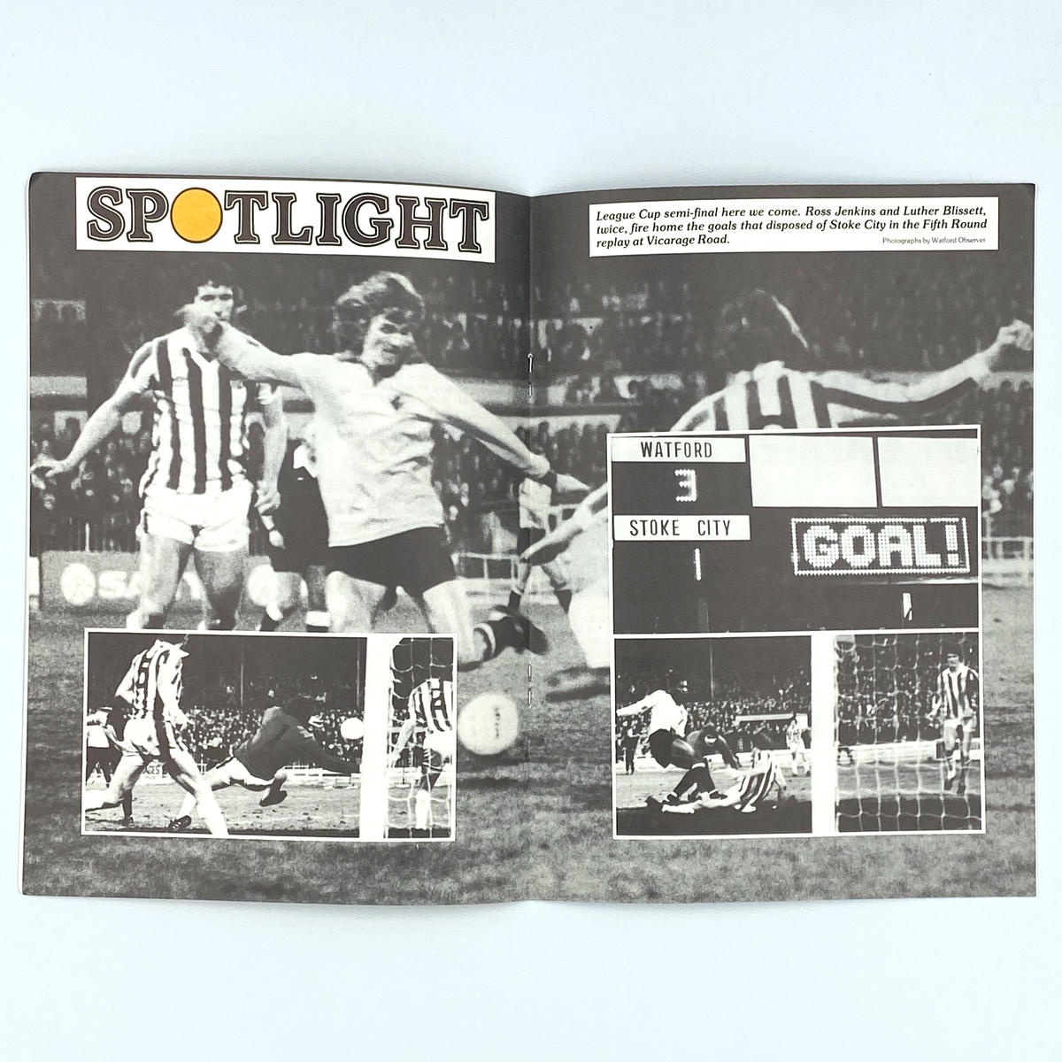 Watford vs Nottingham Forest, League Cup Semi Final 2nd Leg Programme (23 January 1979)