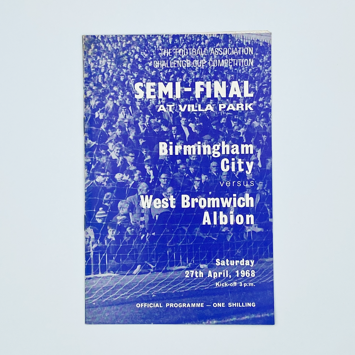 Birmingham City vs West Bromwich Albion FA Cup Semi-Final Programme (27 April 1968)