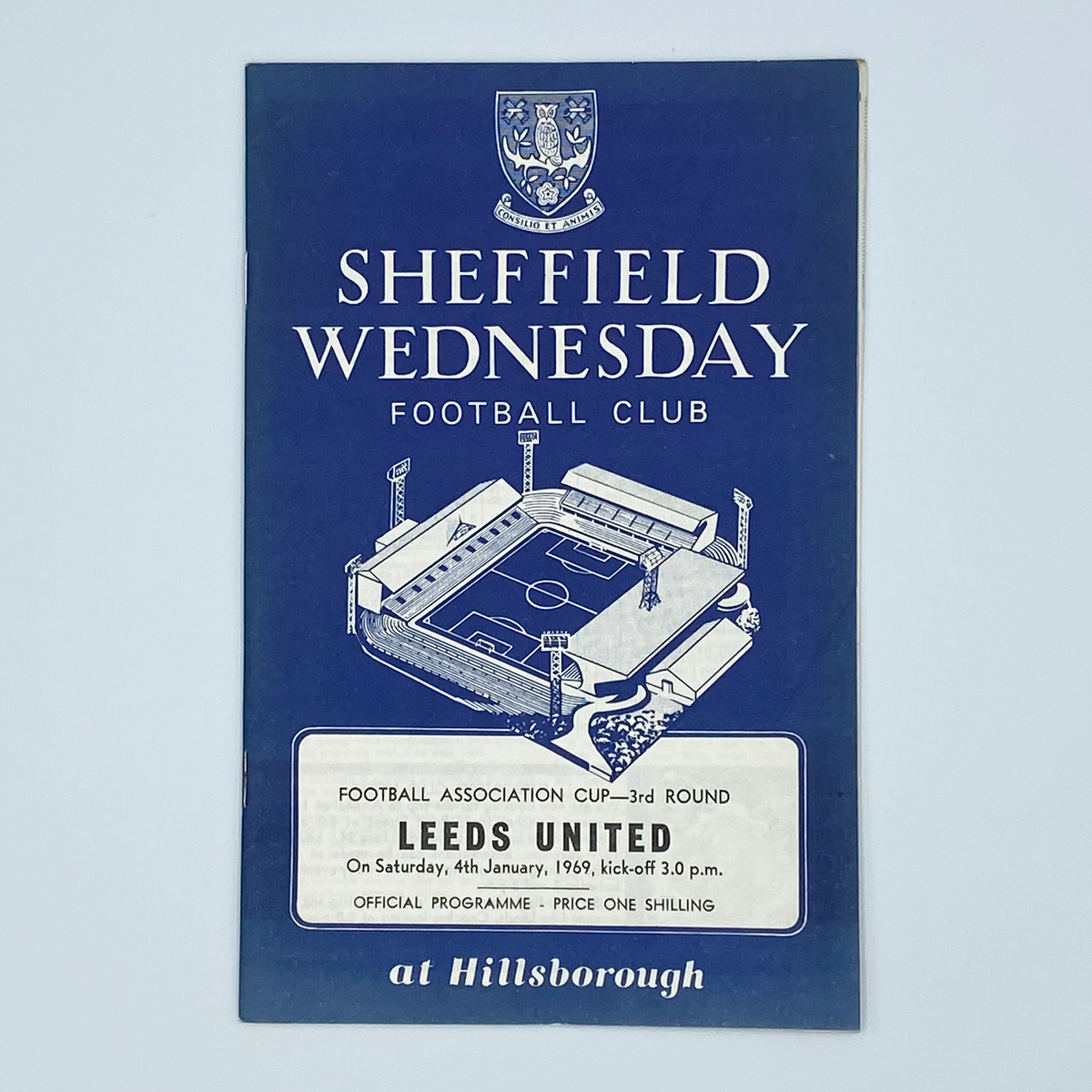 Sheffield Wednesday vs Leeds United Programme (4 January 1969)