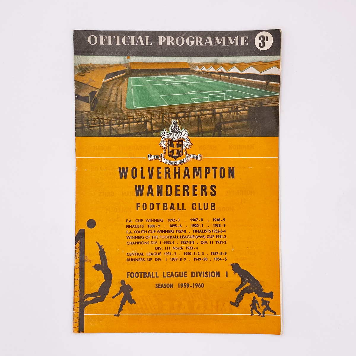 Wolverhampton Wanderers vs West Ham United Programme (11 April 1960)
