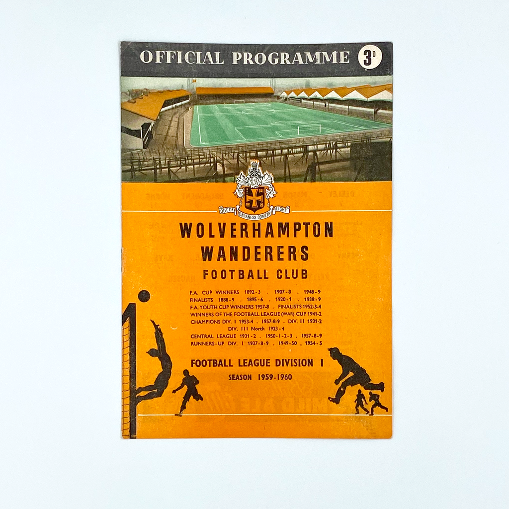 Wolverhampton Wanderers vs Blackpool Programme (6 February 1960)