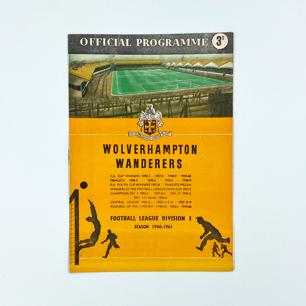 Wolverhampton Wanderers vs Leicester City Programme (7 September 1960)