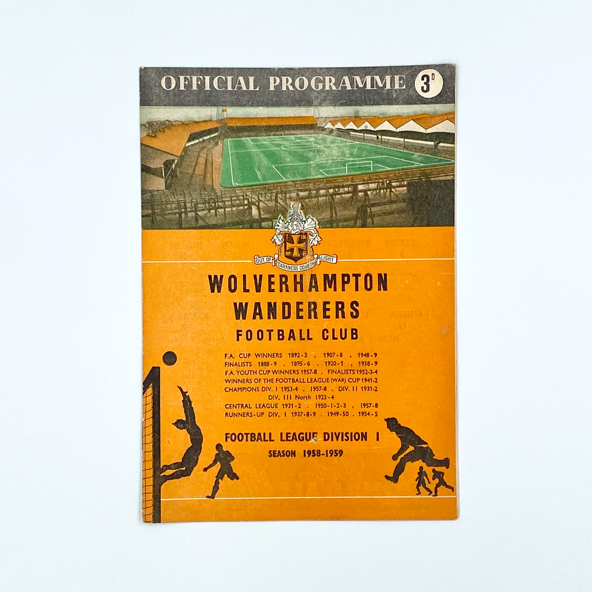 Wolverhampton Wanderers vs Everton Programme (6 December 1958)
