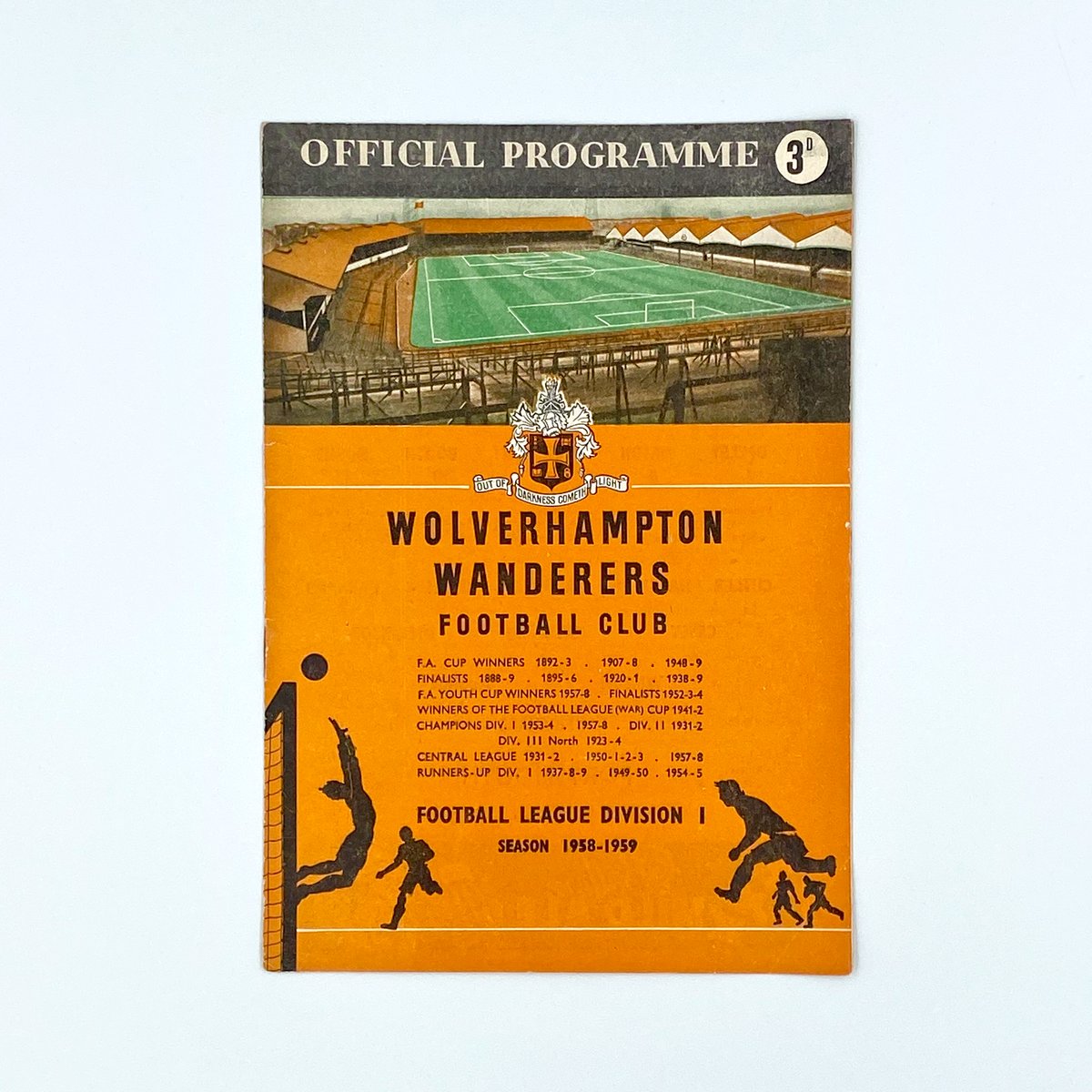 Wolverhampton Wanderers vs Portsmouth Programme (27 December 1958)