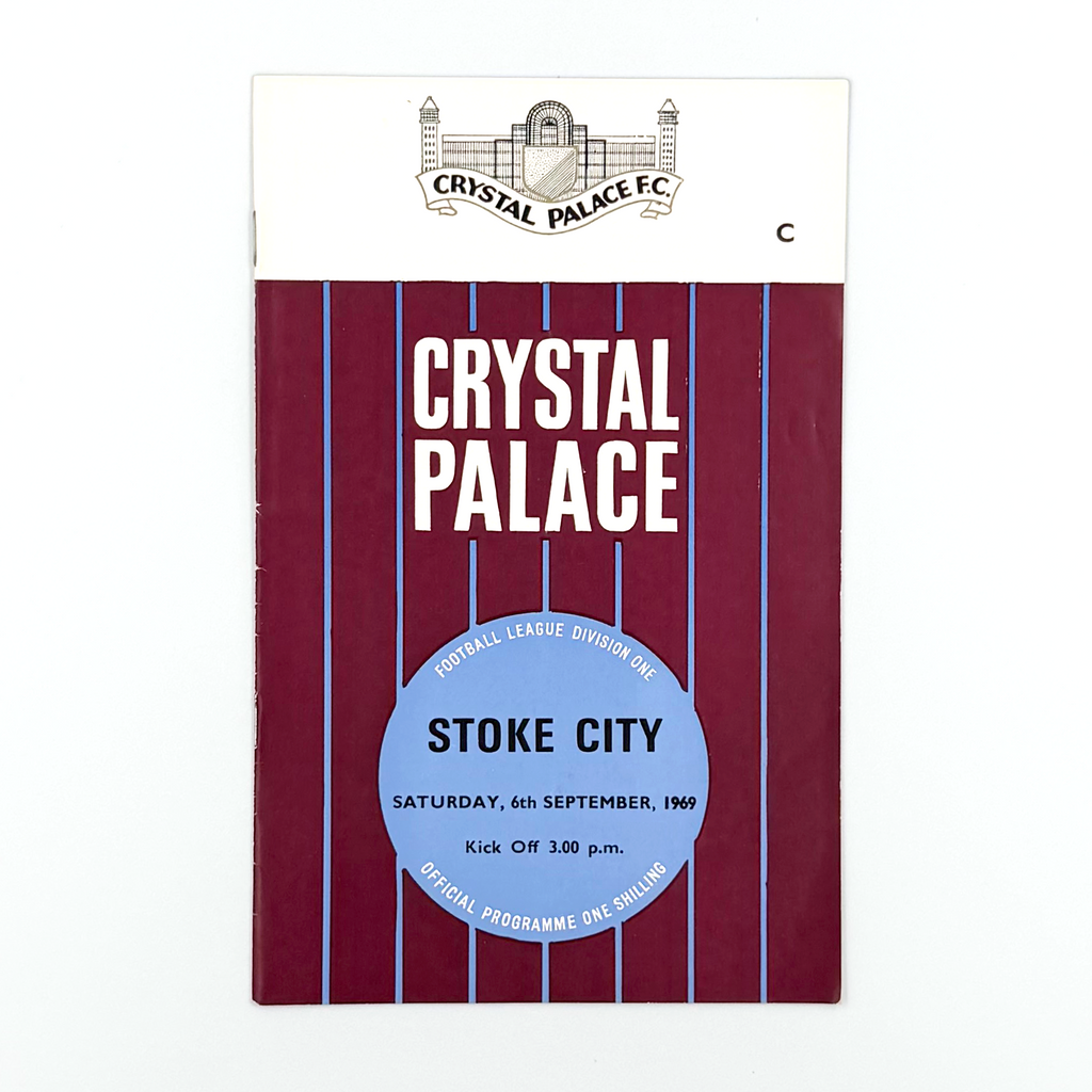 Crystal Palace vs Stoke City Programme (6 September 1969)
