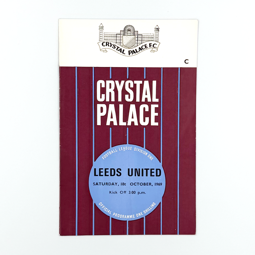 Crystal Palace vs Leeds United Programme (18 October 1969)